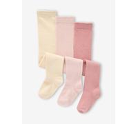 Lot de 3 collants bébé maille écru 15/18
