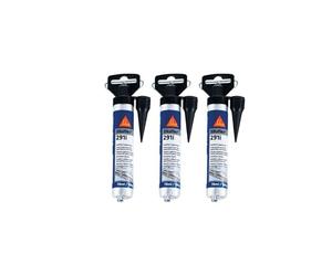 Lot de 3 colles mastic marine SIKA Sikaflex 291i - Noir - Mini recharge 70ml