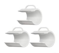 Lot de 3 colliers de rechange pour sac de nettoyeur de piscine Polaris 9-100-1018 pour modèles 180 280 360 380, pour filtre à débris en plastique ABS durable, accessoire d'aspirateur de piscine