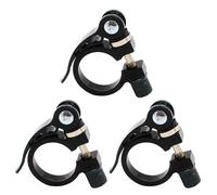 Lot de 3 colliers de serrage polyvalents pour sièges de vélo, colliers de serrage fiables, tiges de selle, accessoires de cyclisme en alliage d'aluminium à libération rapide