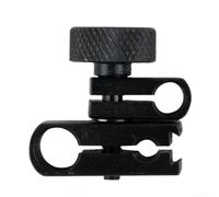 Lot de 3 colliers de serrage pour clignotants 4 mm, 6 mm, 8 mm | Le design en queue d'aronde permet un pivotement, compatible avec les anti-éblouissement, construction en métal robuste