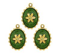 Lot de 3 colliers élégants en acier plaqué or tournesol pour femme avec carte de tarot émaillée et étoiles frappantes charme bijoux élégants, taille unique, Comme décrit