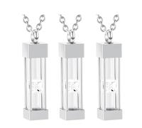 Lot de 3 colliers pour cendres funéraires pour animaux de compagnie