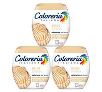 Lot de 3 colorants pour tissus pour machine à laver, couleur beige, sable, éclate ou change la couleur des vêtements