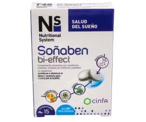 Lot de 3 comprimés bicouche 1,85 mg double action pour le sommeil (15 comprimés) - Conciliation et repos continu - Lot de 45