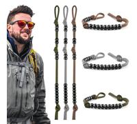 Lot de 3 compteurs de rythme pour la randonnée, compteur de natation longue distance, composé d'une corde de parachute et de perles de compteur de rythme, kit de navigation terrestre de 40,6 cm pour