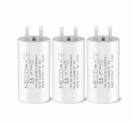 Lot de 3 Condensateurs 3,5 µF avec Mousses pour Moteur de Volet Roulant SOMFY 10 Nm - Compatibles avec Moteurs Tubulaires nécessitant des Cosses Faston 2,8 mm - MECO