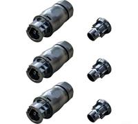Lot de 3 connecteurs femelles à 3 pôles pour onduleur Betteri BC01 compatible avec Hoymiles et surtension catégorie III