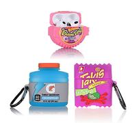 (Lot de 3) Coque pour Airpods 3ème génération (2022), XMBYGY Housse de Protection en Silicone Airpods 3 avec Motif Mignon et Amusant, avec Porte-clés (Takis+Bubba+G Sports Drink)