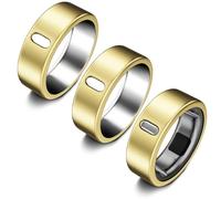 Lot de 3 coques compatibles avec Oura Ring Gen 4/Oura Ring Gen 3 Horizon/Gen 3 Heritage, charge de surport avec coque, protecteur en TPU anti-rayures pour homme et femme (taille 10, doré x 3)