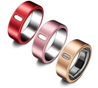 Lot de 3 coques compatibles avec Oura Ring Gen 4/Oura Ring Gen 3 Horizon/Heritage, charge de surport avec coque, protecteur en TPU anti-rayures pour homme et femme (taille 12, or rose + rouge)