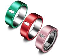 Lot de 3 coques compatibles avec Oura Ring Gen 4/Oura Ring Gen 3 Horizon/Heritage, charge de surport avec coque, protecteur en TPU anti-rayures pour homme et femme (taille 8, rose + rouge + vert)
