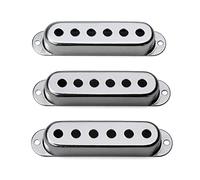 Lot de 3 coques de micro de guitare électrique en laiton ouvert à bobine unique 48 mm/50 mm/52 mm Accessoires pour guitare électrique Pièce et accessoires de rechange