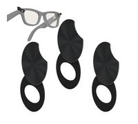 Lot de 3 coques de protection pour lunettes, lentilles de téléphone, accessoires de lunettes, couvercles en verre anti-Ing avec bloqueur de lumière LED rotatif pour vous aider à dissimuler l'objectif