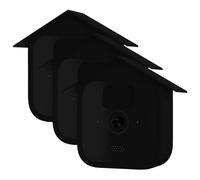 Lot de 3 coques en silicone pour caméra extérieure Blink, étui souple et durable résistant aux intempéries, coque de protection pour système de sécurité à domicile Blink, noir