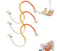 Lot de 3 cordes à mâcher pour chat avec herbe à chat naturelle rechargeable, corde à mâcher naturelle, jouet de nettoyage des dents sûr pour chatons d'intérieur, jouets interactifs pour chat de 68,6