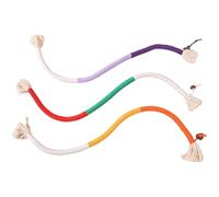 Lot de 3 Cordes à mâcher pour Chat, Jouets à mâcher pour Chat de 71 cm avec Balle Silvervine, Jouets interactifs d'intérieur pour Chatons pour Soins dentaires, Dentition pour Chatons, Jouet