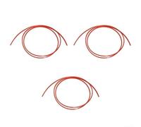 Lot de 3 cordons de tête de tondeuse à gazon ronds de 2,4 mm, cordon d'alimentation de rechange de 2 m pour débroussailleuse à tige incurvée et droite, matériau PA