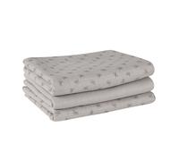 Lot De 3 Couches Lavables En Coton Bio - Roba - Lil Planet - 80x80 Cm - Gris Gris