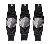 Lot de 3 couches lavables et réutilisables pour chien mâle, matériau respirant, confortable, absorption d'eau, sans fuites, facile à utiliser, économique, respectueux de l'environnement