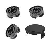 Lot de 3 Coupe Bordure Bobine de Rechange en Nylon F016800569, Couvercle F016F04557 Compatible avec Bosch Art 23 SL / 26 SL / 2300, easygrasscut 18, 23, 26, 18-230/18-260