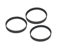 Lot de 3 courroies de rabot 90XL pour modèles Black & Decker DN75, DN750, KW750, SR600 - Courroie d'entraînement trapézoïdale en caoutchouc à 45 dents (pièce 914592)
