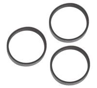 Lot de 3 courroies d'entraînement en caoutchouc de 9,6 mm pour rabot électrique Makita 1900B N1923B KP0800 KP0810 pour outils électriques pour pièces de rechange, compatibles avec rabots de travail du