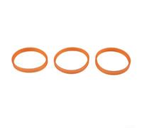 Lot de 3 courroies d'entraînement en polyuréthane de 238 mm pour rabot électrique de rechange pour modèles Bosch 1900B KP0810 BKP180 Faible bruit Double transmission de puissance