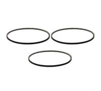 Lot de 3 courroies rondes en polyuréthane 5M387 pour tour fin WM210 - Courroie d'entraînement haute performance absorbant les chocs - Moteur CC silencieux - Outils de travail du bois