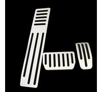 Lot de 3 coussinets de pédale d'accélérateur modifiés en alliage d'aluminium, pour TESLA, pour modèle X, pour modèle S, accessoire de décoration de voiture, plaque de pédales de voiture (pour modèle X