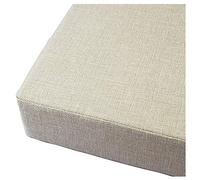 Lot de 3 coussins de banc beige clair pour banc à chaussures ou siège de couloir, 80 x 30 x 5 cm, coussin décoratif élégant pour banc de rangement d'entrée
