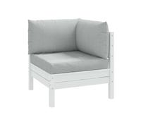 vidaXL Lot de 3 Coussins de Palette, Oreillers de Balcon, Coussins de Sièges Patio Jardinage Terrasse Extérieur, Gris Clair 4002652 Gris