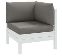 Lot de 3 Coussins de Palette, Oreillers de Balcon, Coussins de Sièges Patio Jardinage Terrasse Extérieur, Gris Foncé 4002653