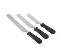 Lot De 3 Couteaux À Gâteau En Acier Inoxydable - Spatules De Glaçage - Outils De Décoration De Gâteaux Professionnels Pour La Maison Ou La Cuisine