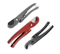Lot de 3 couteaux coupe for tuyaux en PVC avec ciseaux verrouillage, outil manuel for plastique, for couper les caoutchouc PEX pour Couper Les Tuyaux en PVC