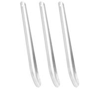 Lot de 3 couteaux de soudage pour chevaux - Grattoir à souder en aluminium robuste - Design ergonomique pour le toilettage et le bien-être - 38 x 3,5 x 2,5 cm