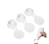 Lot de 3 couvercles de bouteille inversés, pour le shampooing, la lotion et les épices de cuisine