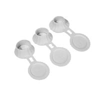 Lot de 3 couvercles de bouteilles à l'envers - Bouchons distributeurs étanches - Gadget de vidange de shampooing et de gel douche - Outil de retournement pour accessoires de salle de bain