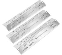 Lot de 3 couvercles de brûleur universels de 29 à 43 cm pour barbecue à gaz Enders, Landmann, Charbroil, plaque chauffante en acier inoxydable pour Burnhard Barbecook, Taino, Proficook