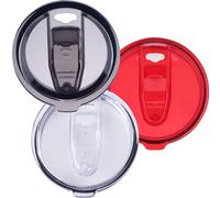 Lot de 3 couvercles de rechange pour gobelet de voyage en acier inoxydable, couvercle résistant aux fuites et aux déversements pour tasses isothermes YETI Rambler de 887 ml ou autres tasses isothermes