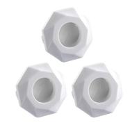 Lot de 3 couvercles de trop-pleins élégants pour lavabos assurant le rangement de la salle de bain, de l'environnement, de la cuisine, des toilettes publiques