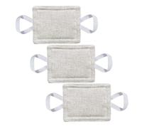 Lot de 3 couvercles de verrouillage de porte silencieux - Absorbeur de bruit de porte - Arrêt de porte de protection - Couvre serrure de porte calme et plus proche - Butées de porte pour silencieux