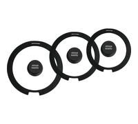 Lot de 3 Couvercles Universels Arthur Martin en Verre et Silicone (16-18-20 cm) pour Poêles et Casseroles Arthur Martin