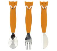 Lot de 3 couverts en silicone Mr. Fox - Trixie