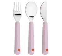 Lot de 3 couverts happy rascals rose TU