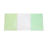 Lot de 3 couvertures de rapport avec clip, dossier en PP transparent épais, capacité de 40 feuilles pour papier A4 et lettre - Matériau imperméable durable, multi-usage pour le