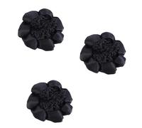 Lot de 3 couvre-chignons élastiques en crochet pour queues de cheval, accessoires pour cheveux