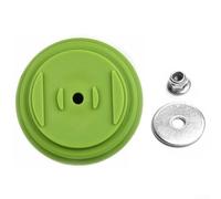 Lot de 3 couvre-têtes de tondeuse en plastique compatibles avec les lames de tondeuse à gazon, joint de protection amovible et écrou pour couper l'herbe, accessoires d'outils de jardin