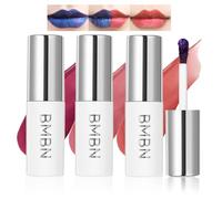 Lot de 3 crayons à lèvres - Longue durée - Finition mate - Haute pigmentation - Résistant au transfert - Nude - Pour femme - Végétalien et sans cruauté