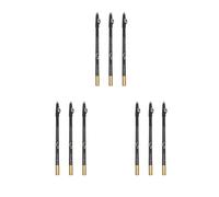 Lot de 3 crayons magiques de barbier pour faire des arches de rasoir Noir